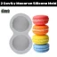 2 Cavity Macaron Silicone Mold