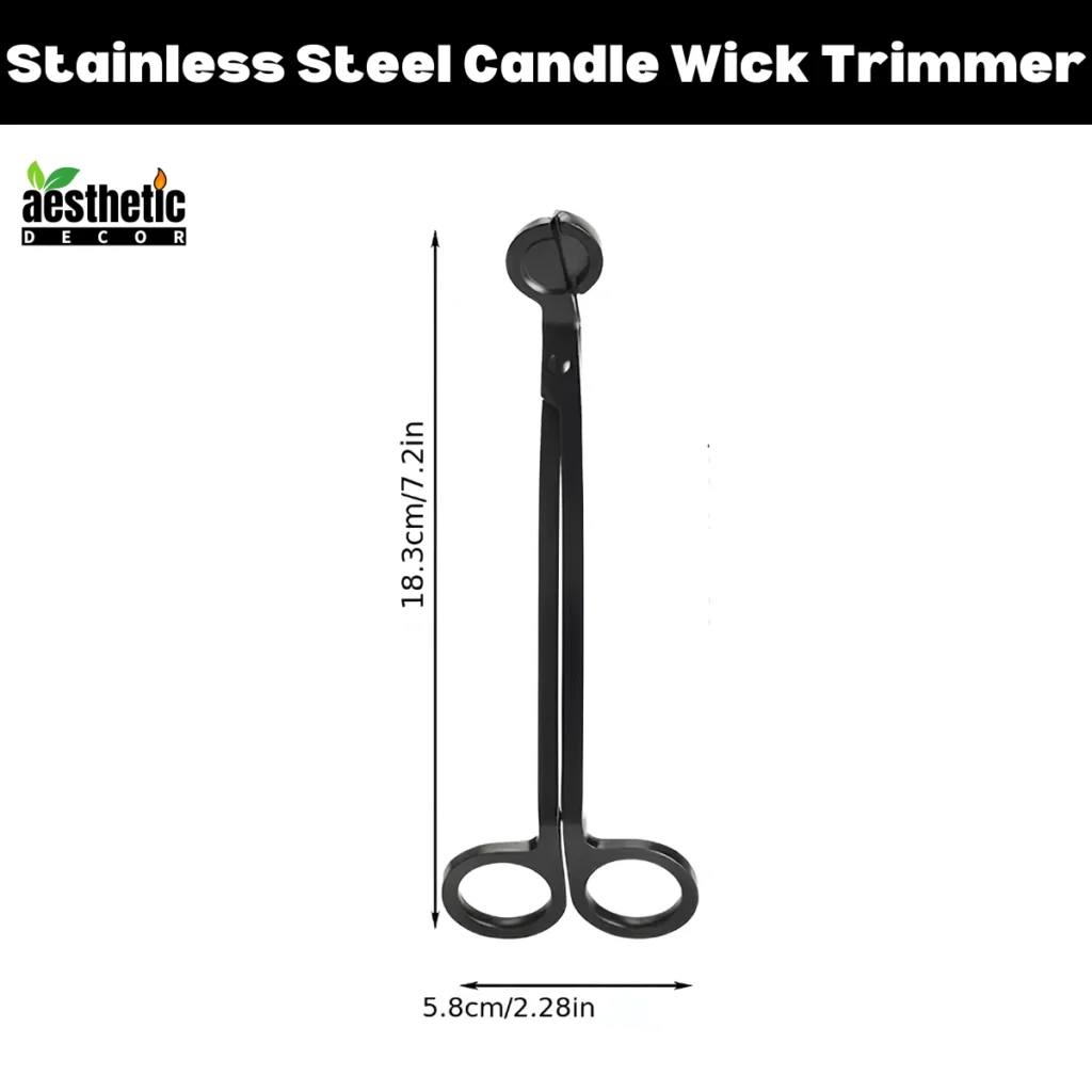 Stainless Steel Candle Wick Trimmer