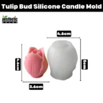 Tulip Bud Silicone Candle Mold