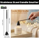 Stainless Steel Candle Snuffer Size