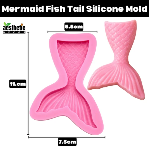Mermaid Fish Tail Silicone Mold