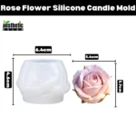 Rose Flower Silicone Candle Mold
