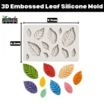 3D Embossed Leaf Silicone Mold