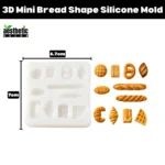 3D Mini Bread Shape Silicone Mold