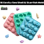 16 Cavity Sea Shell & Starfish Silicone Mold