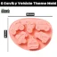 6 Cavity Vehicle Theme Silicone Mold
